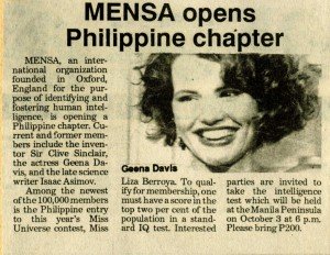 19921001 Philippine Star - Geena Davis b